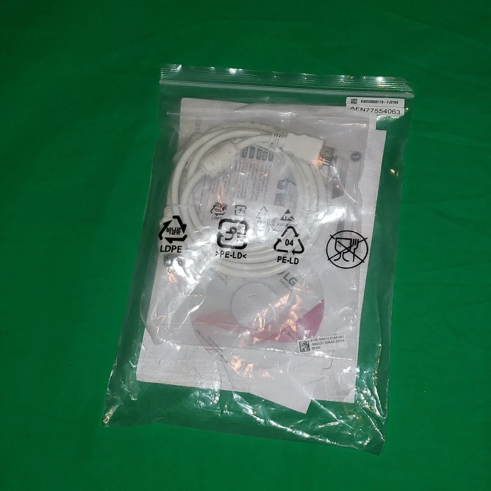 LG Monitor Manuals Software CD and Pro HDMI Cable New